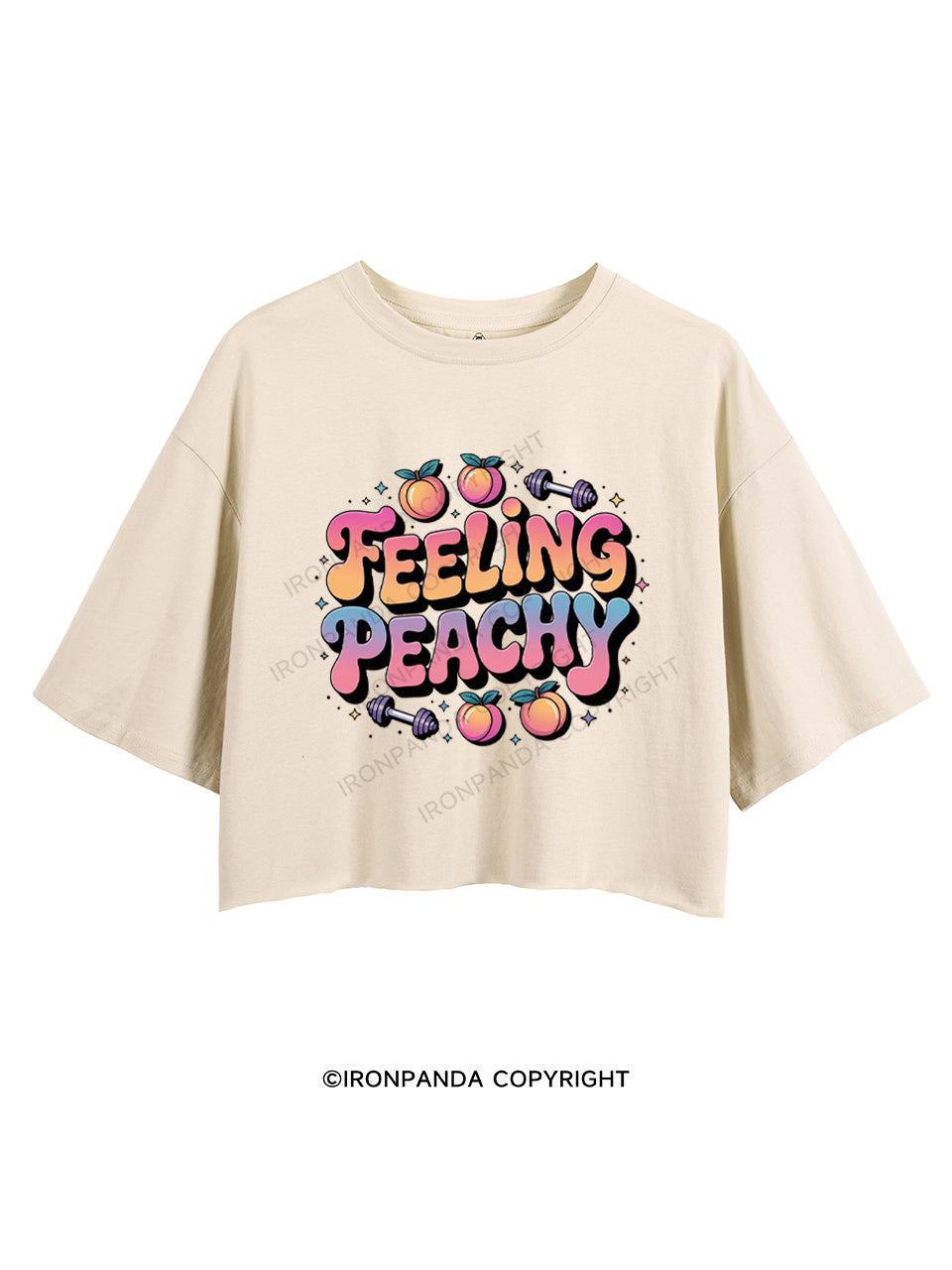 FEELING PEACHY CROP TOPS