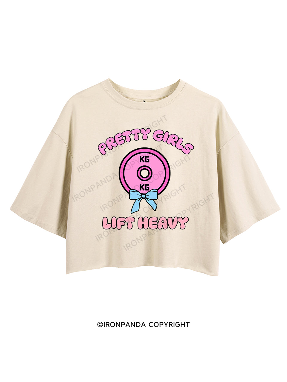 PRETTY GIRLS LIFT HEAVY CROP TOPS