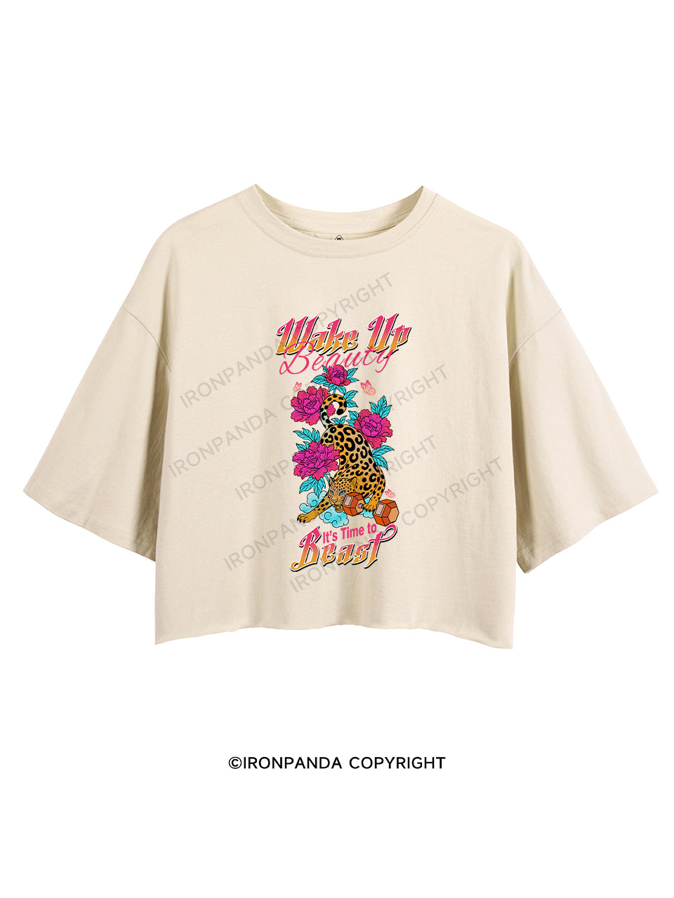 WAKE UP BEAUTY IT'S TIME TO BEAST CROP TOPS