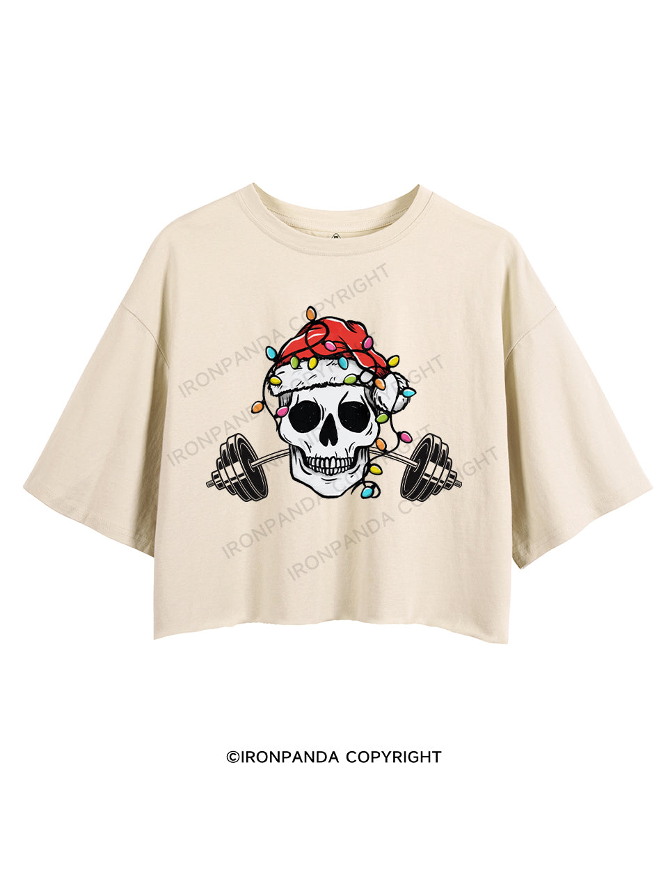 DEAD INSIDE CHRISTMAS CROP TOPS