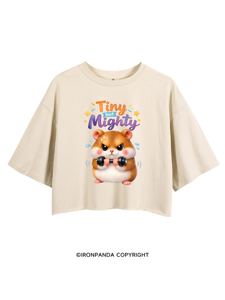 TINY BUT MIGHTY STRONG HAMSTER CROP TOPS
