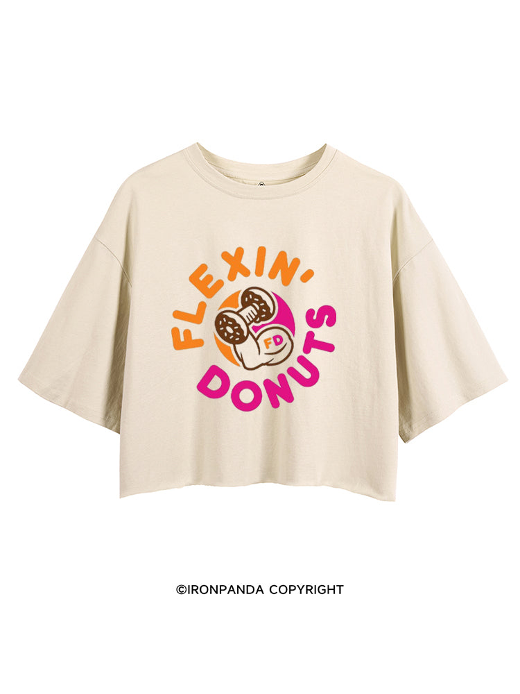 FLEXIN' DONUTS CROP TOPS