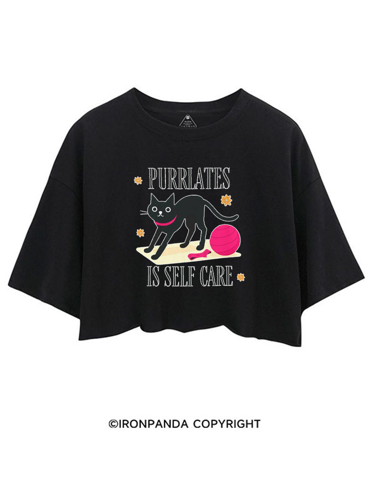 PURRLATES IS SELF CARE CROP TOPS