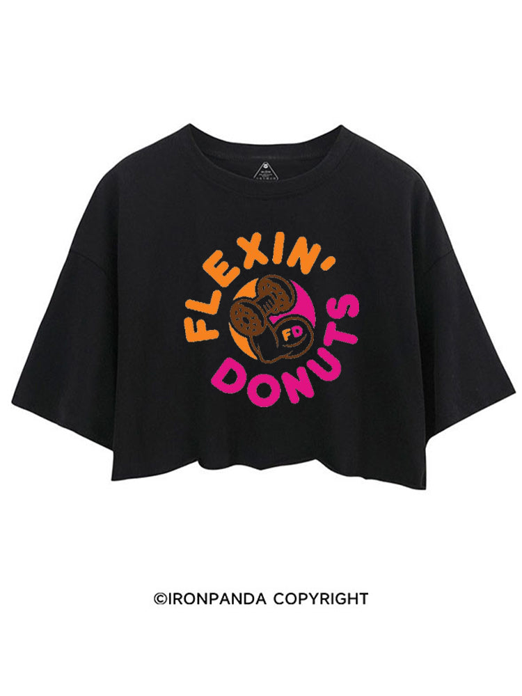 FLEXIN' DONUTS CROP TOPS
