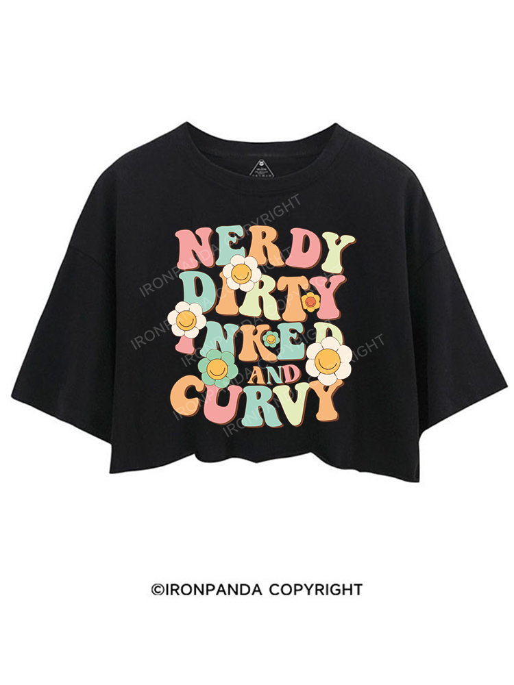 NERDY, DIRTY, INKED AND CURVY CROP TOPS