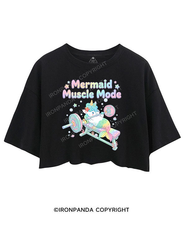 Mermaid Muscle Mode CROP TOPS