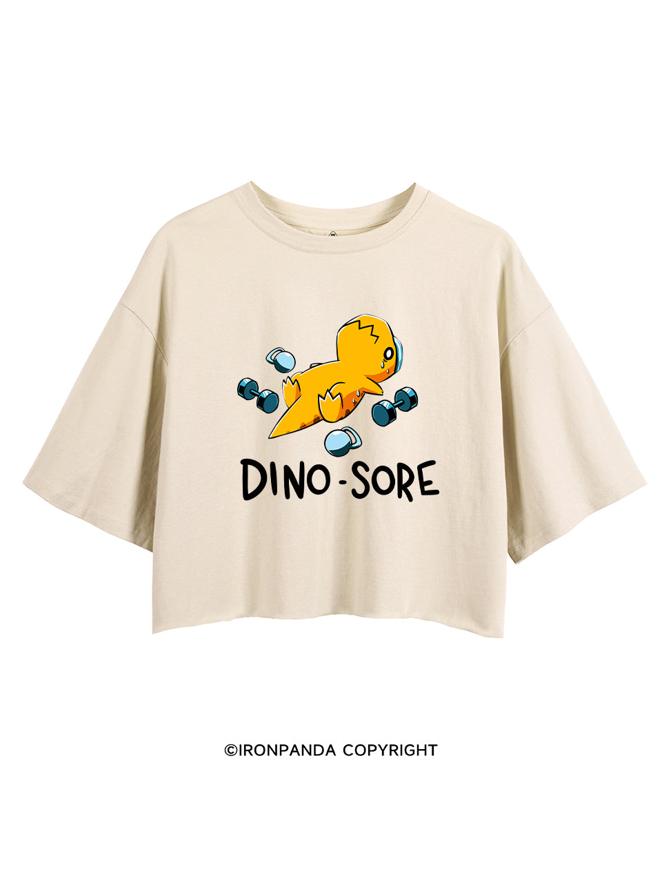 DINO SORE CROP TOPS