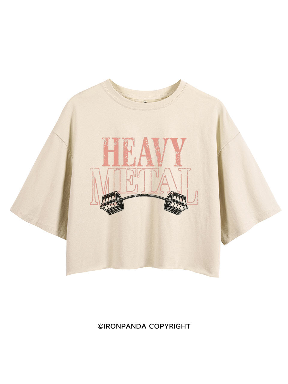 HEAVY METAL FITNESS CROP TOPS