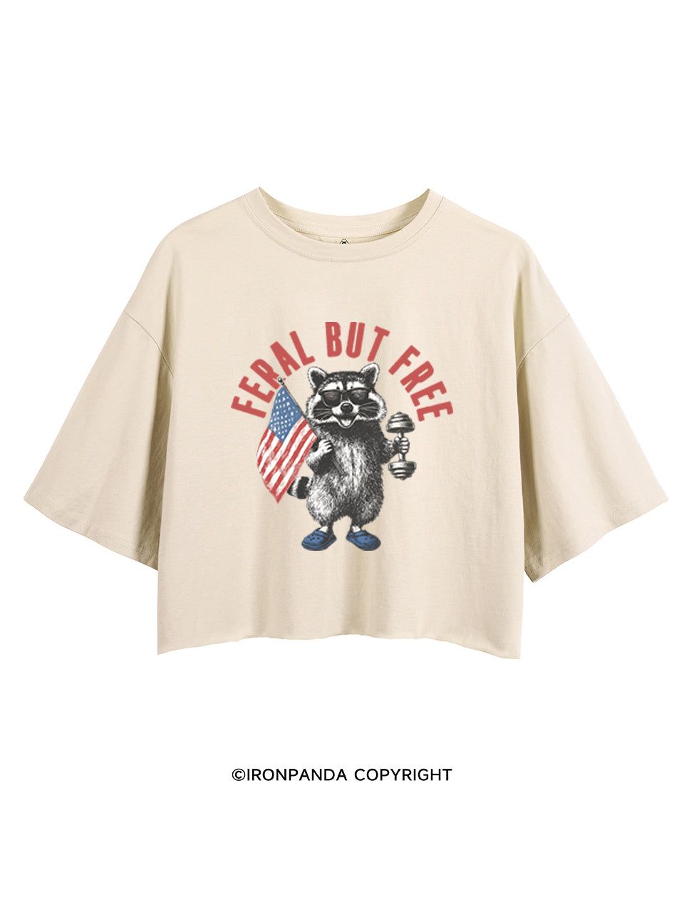 FERAL BUT FREE CROP TOPS