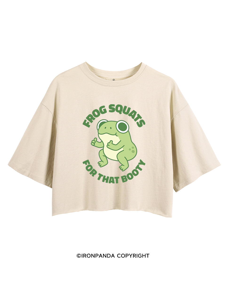 FROG SQUATS FOR THAT BOOTY CROP TOPS