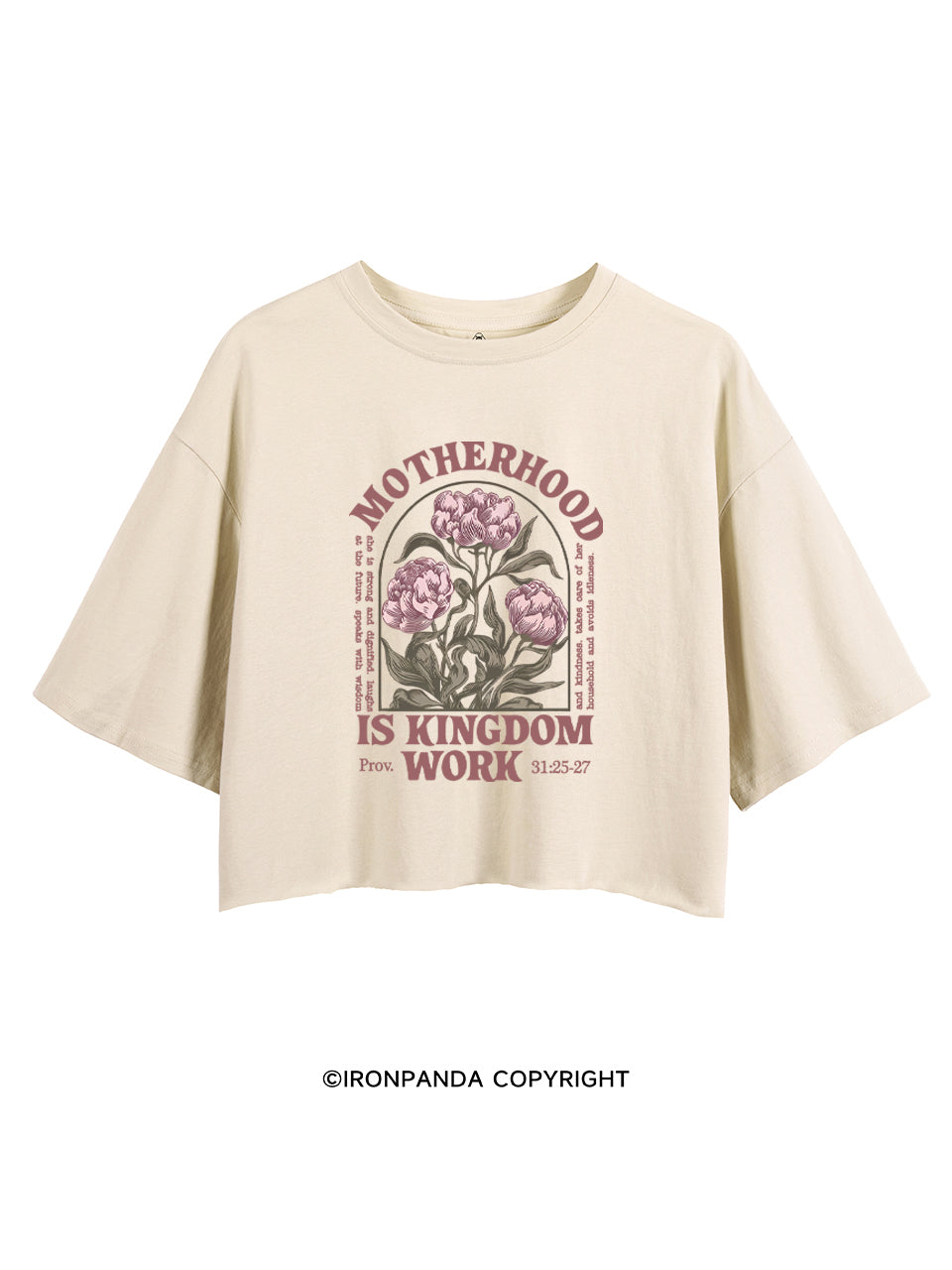 MOTHERHOOD IS KINGDOM WORK CROP TOPS