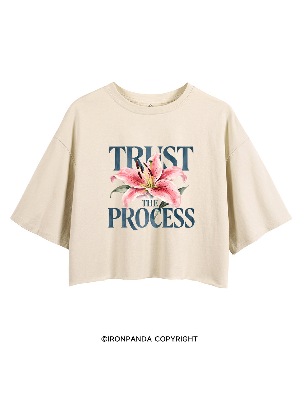 TRUST THE PROCESS CROP TOPS