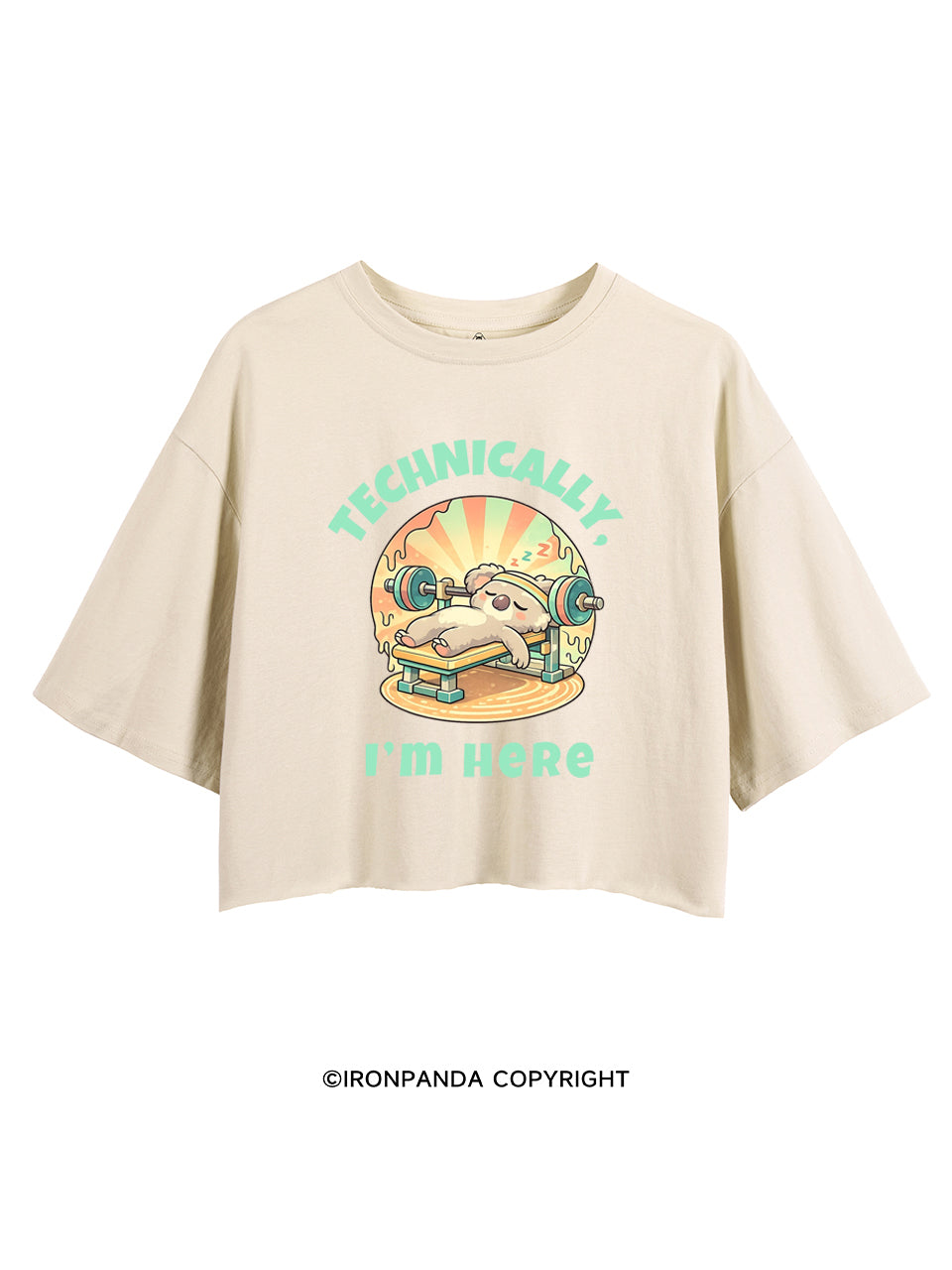 TECHNICALLY, I'M HERE CROP TOPS