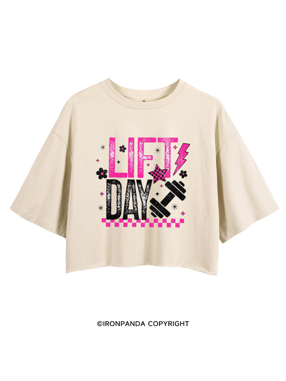 LIFT DAY MUSCLE MAMA CROP TOPS