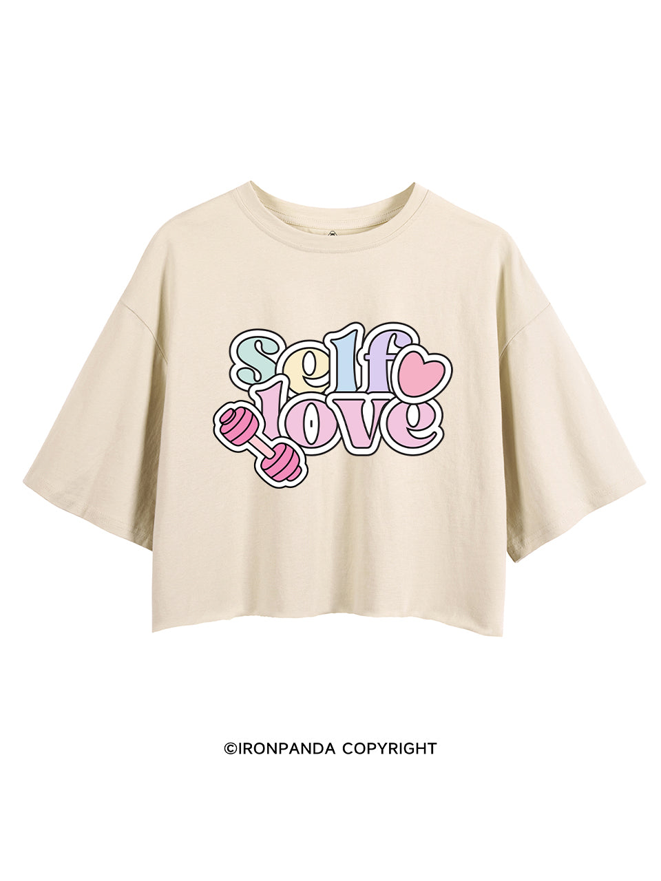 SELF LOVE GYM CROP TOPS