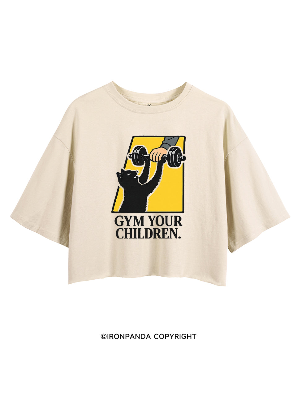 GYM YOUR CHILDREN CROP TOPS