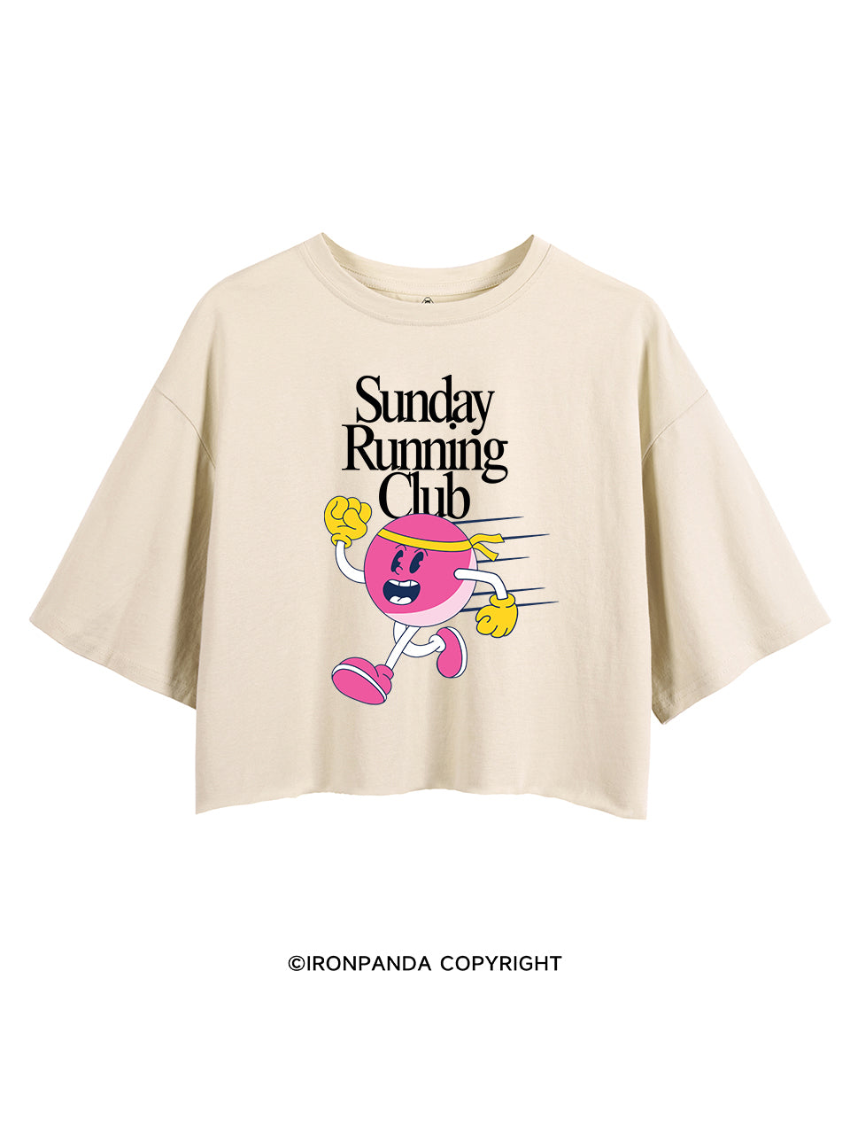 SUNDAY RUNNING CLUB CROP TOPS