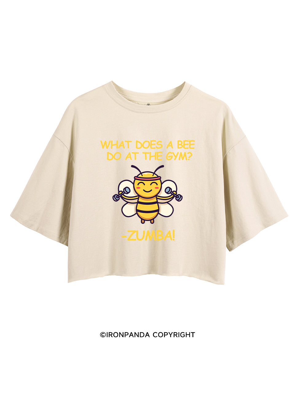 WHAT DOES A BEE DO AT THE GYM? -ZUMBA! CROP TOPS