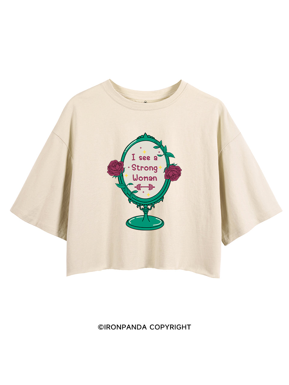I SEE A STRONG WOMAN CROP TOPS