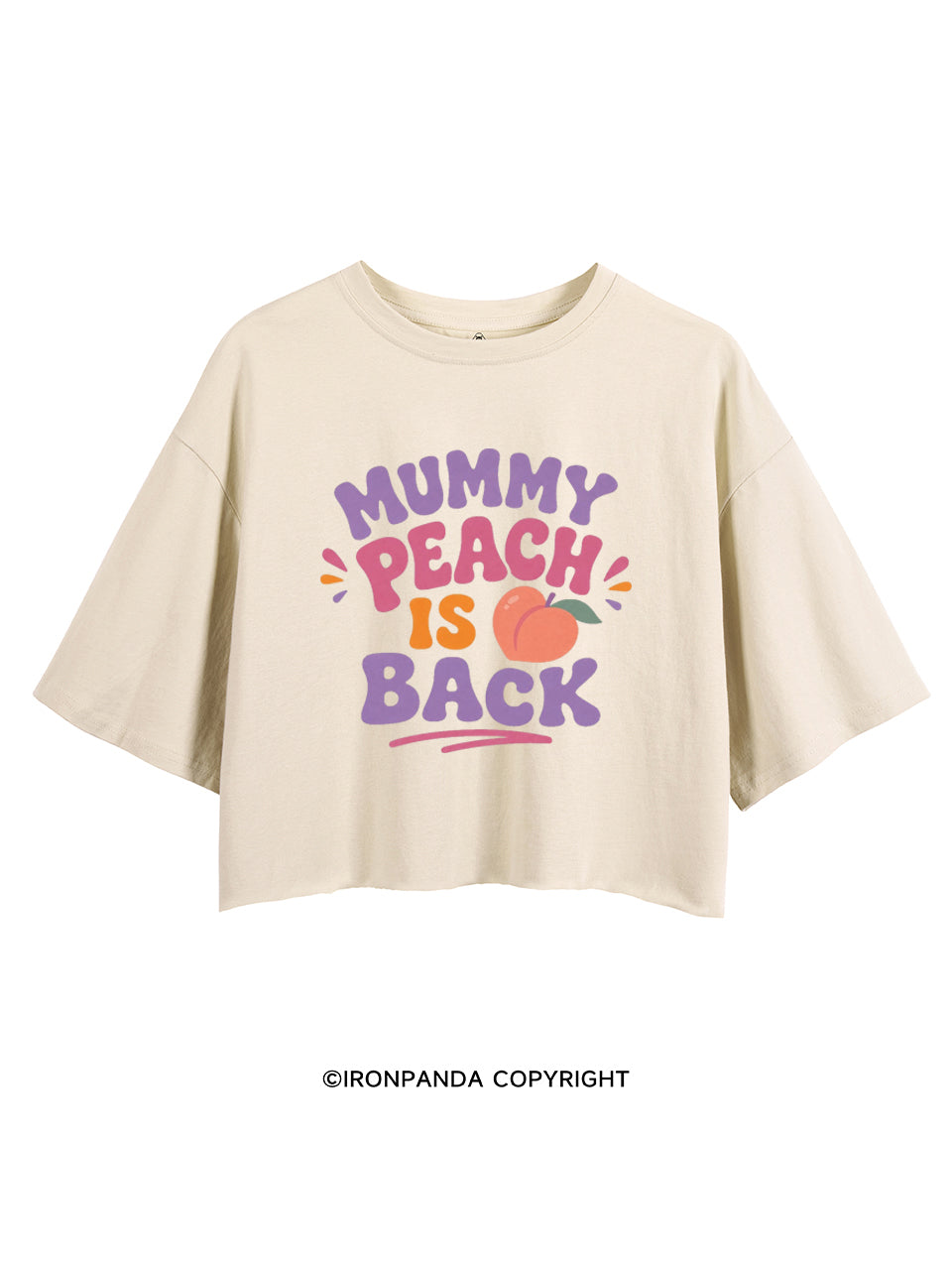 MUMMY PEACH IS BACK CROP TOPS