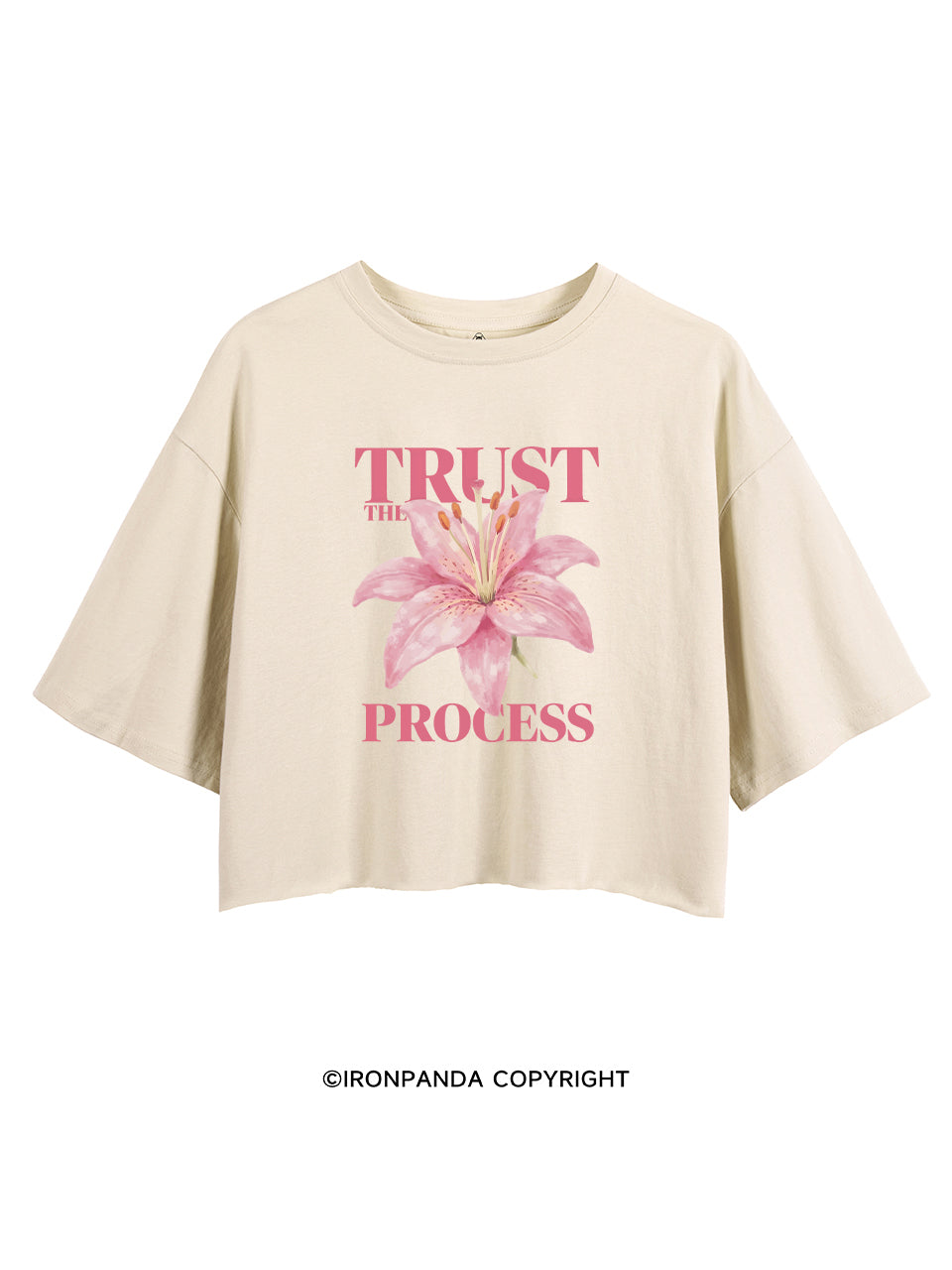 TRUST THE PROCESS CROP TOPS