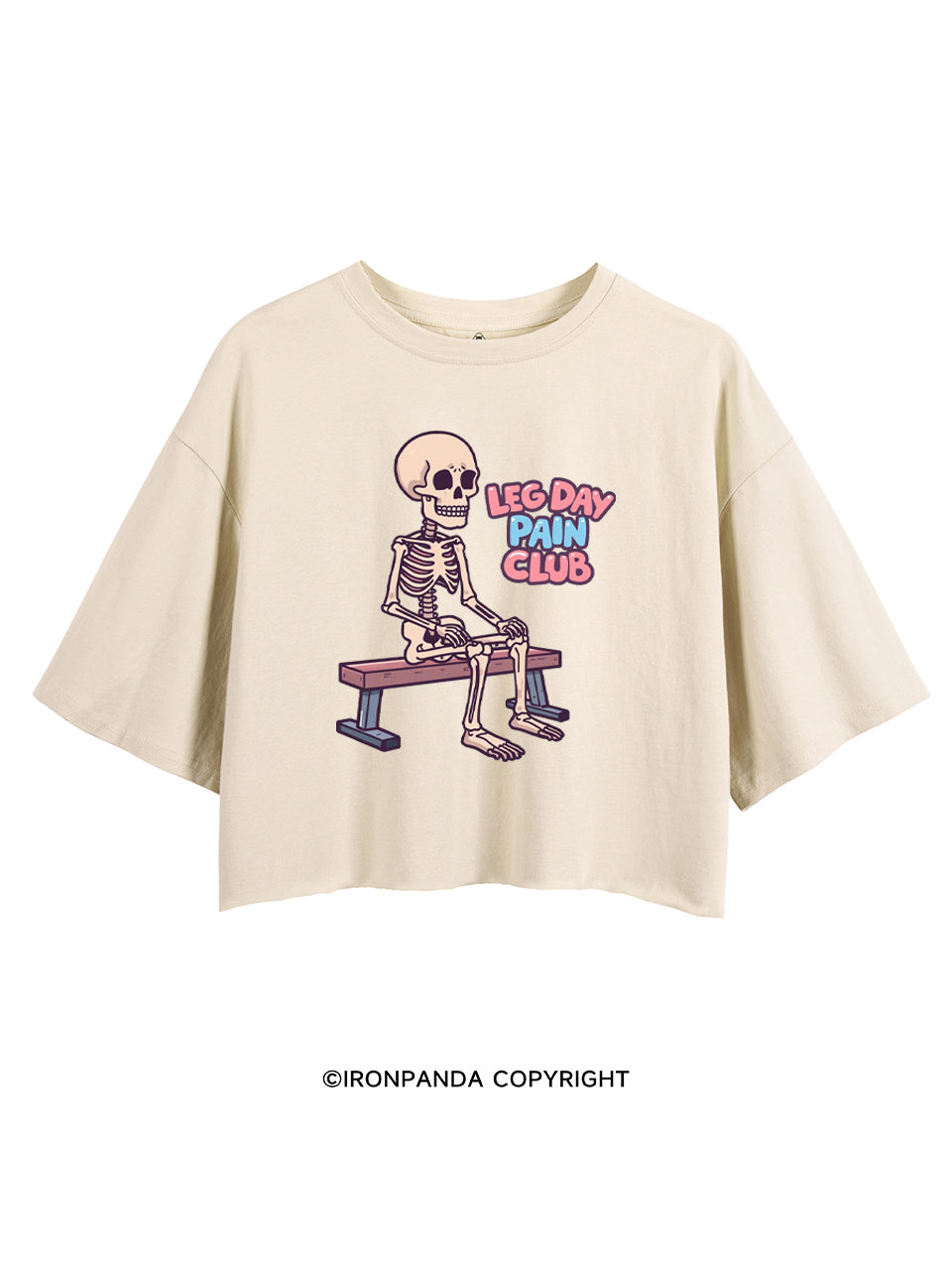 LEG DAY PAIN CLUB CROP TOPS