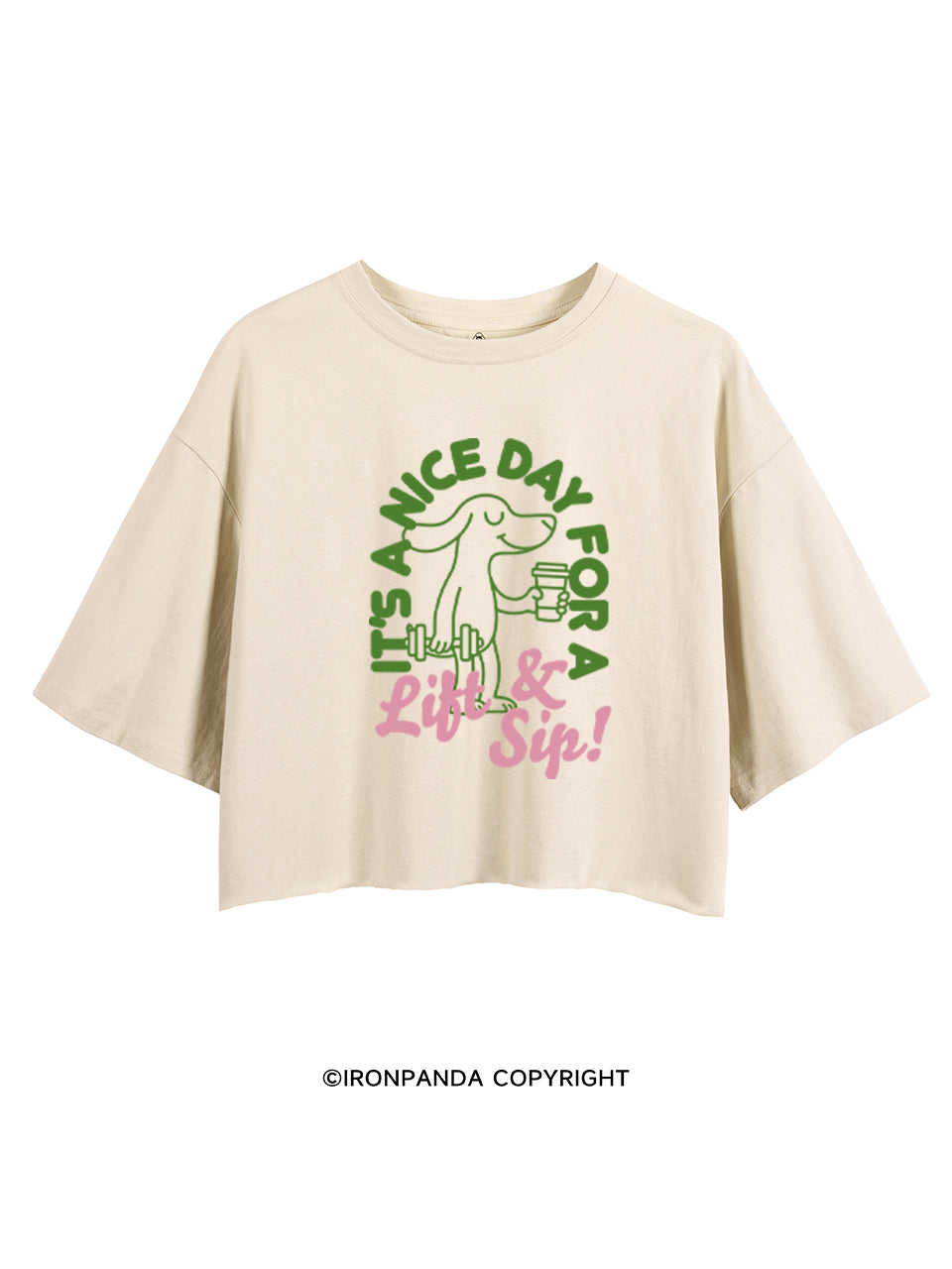 IT'S A NICE DAY FOR A LIFT & SIP! CROP TOPS