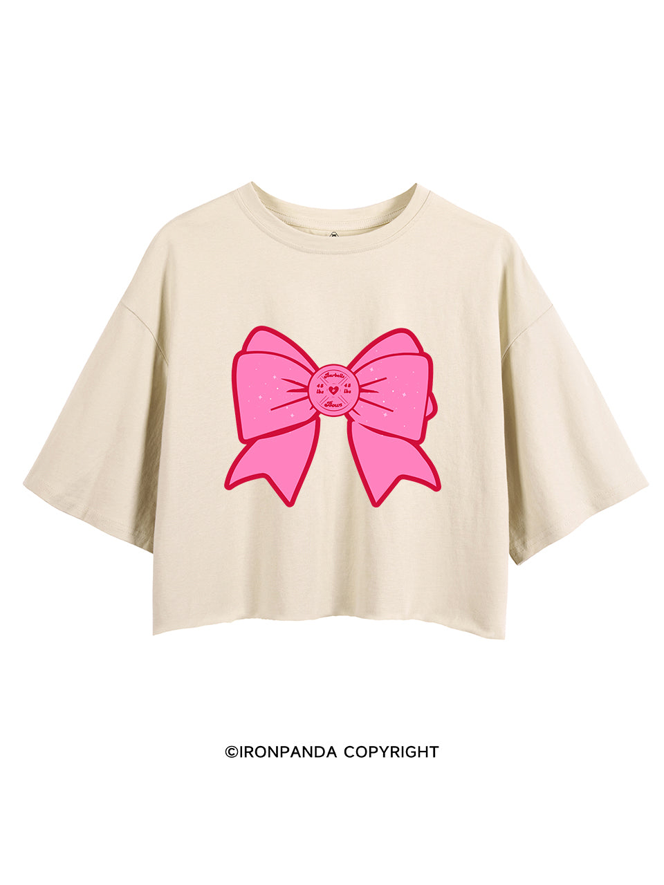 PINK PLATE PRINCESS CROP TOPS
