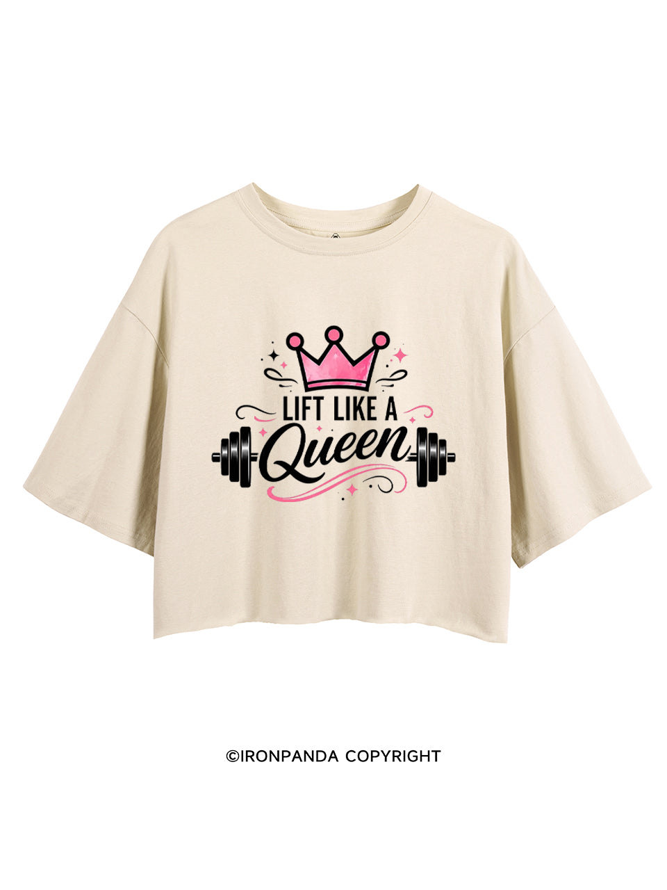 LIFT LIKE A QUEEN CROP TOPS