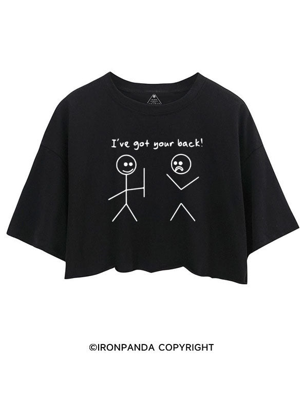 I've Got Your Back CROP TOPS