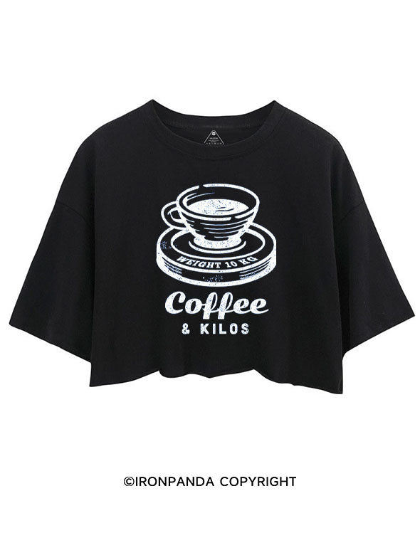 COFFEE & KILOS CROP TOPS
