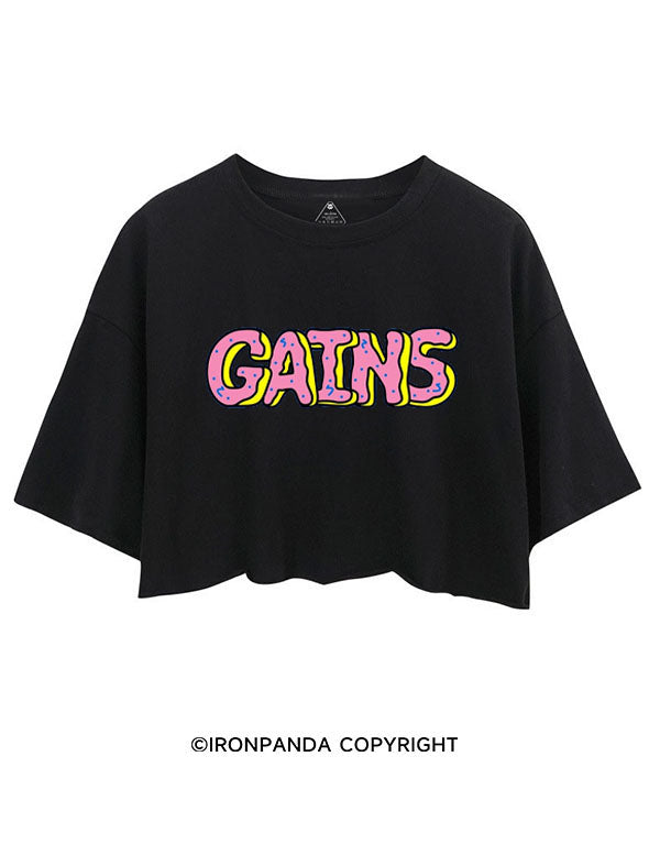 GAINS DONUT CROP TOPS