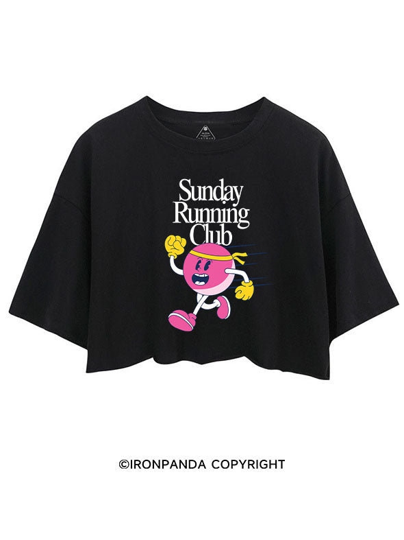 SUNDAY RUNNING CLUB CROP TOPS