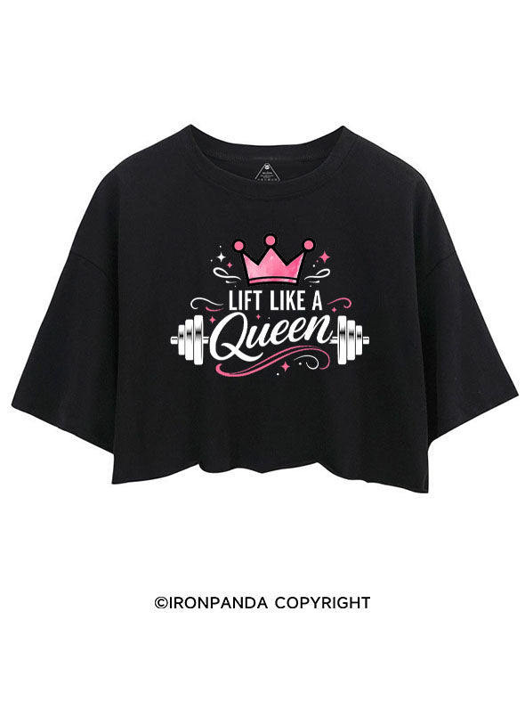 LIFT LIKE A QUEEN CROP TOPS