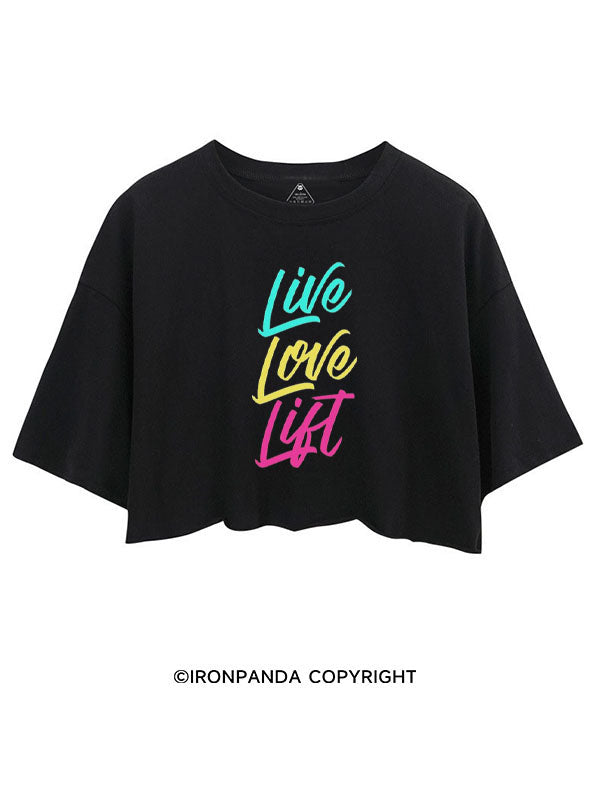 LIVE LOVE LIFT CROP TOPS