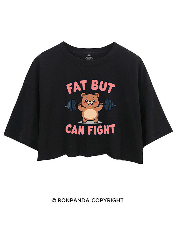 FAT BUT CAN FIGHT CROP TOPS