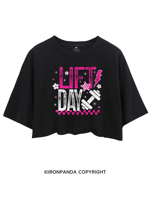 LIFT DAY MUSCLE MAMA CROP TOPS