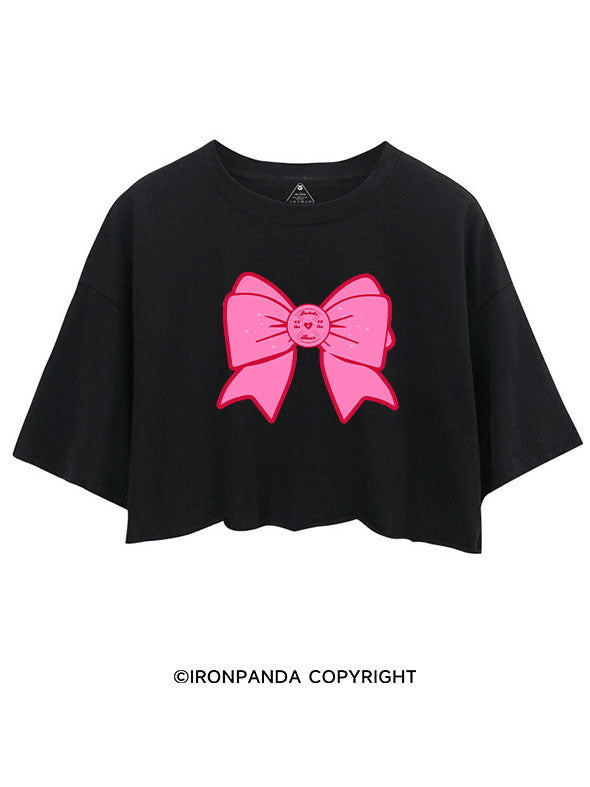 PINK PLATE PRINCESS CROP TOPS