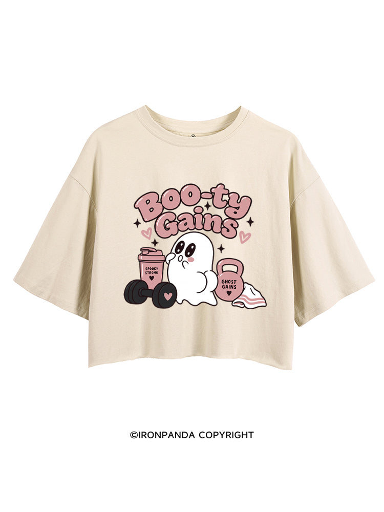Boo-ty Gains Ghost CROP TOPS