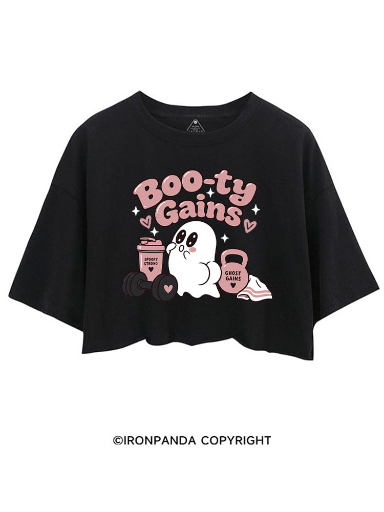 Boo-ty Gains Ghost CROP TOPS