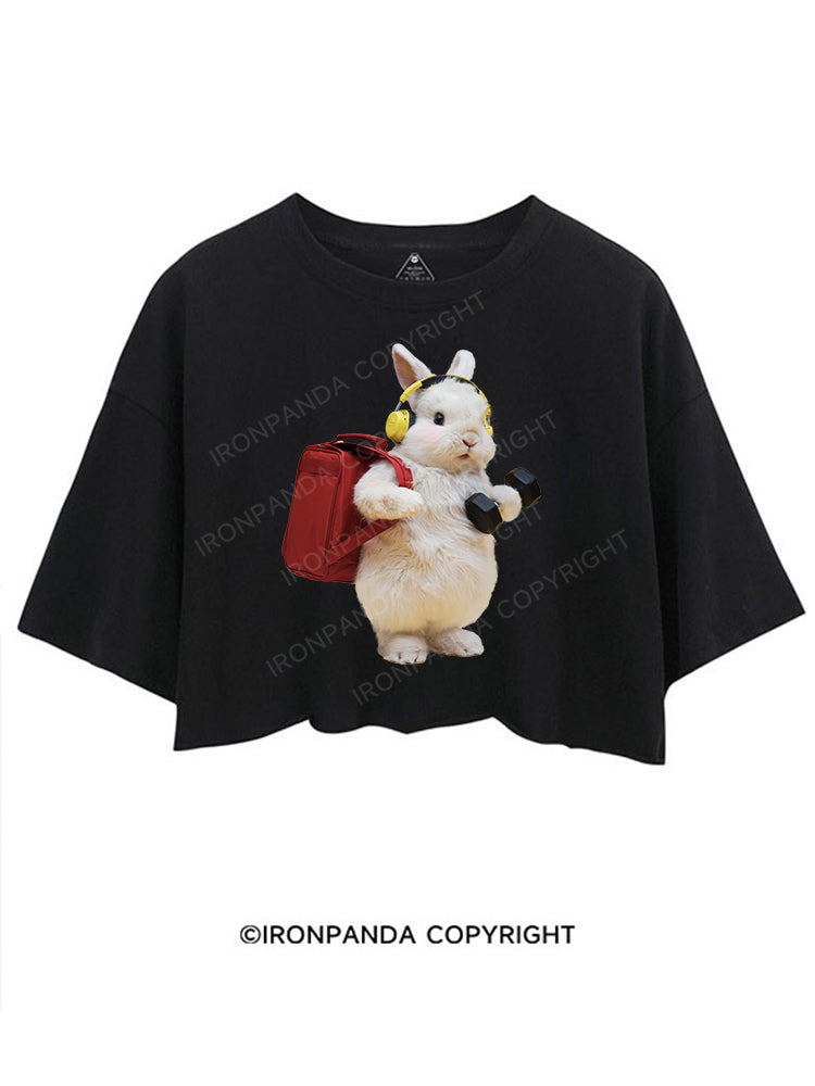 RABBIT DUMBBELL CROP TOPS