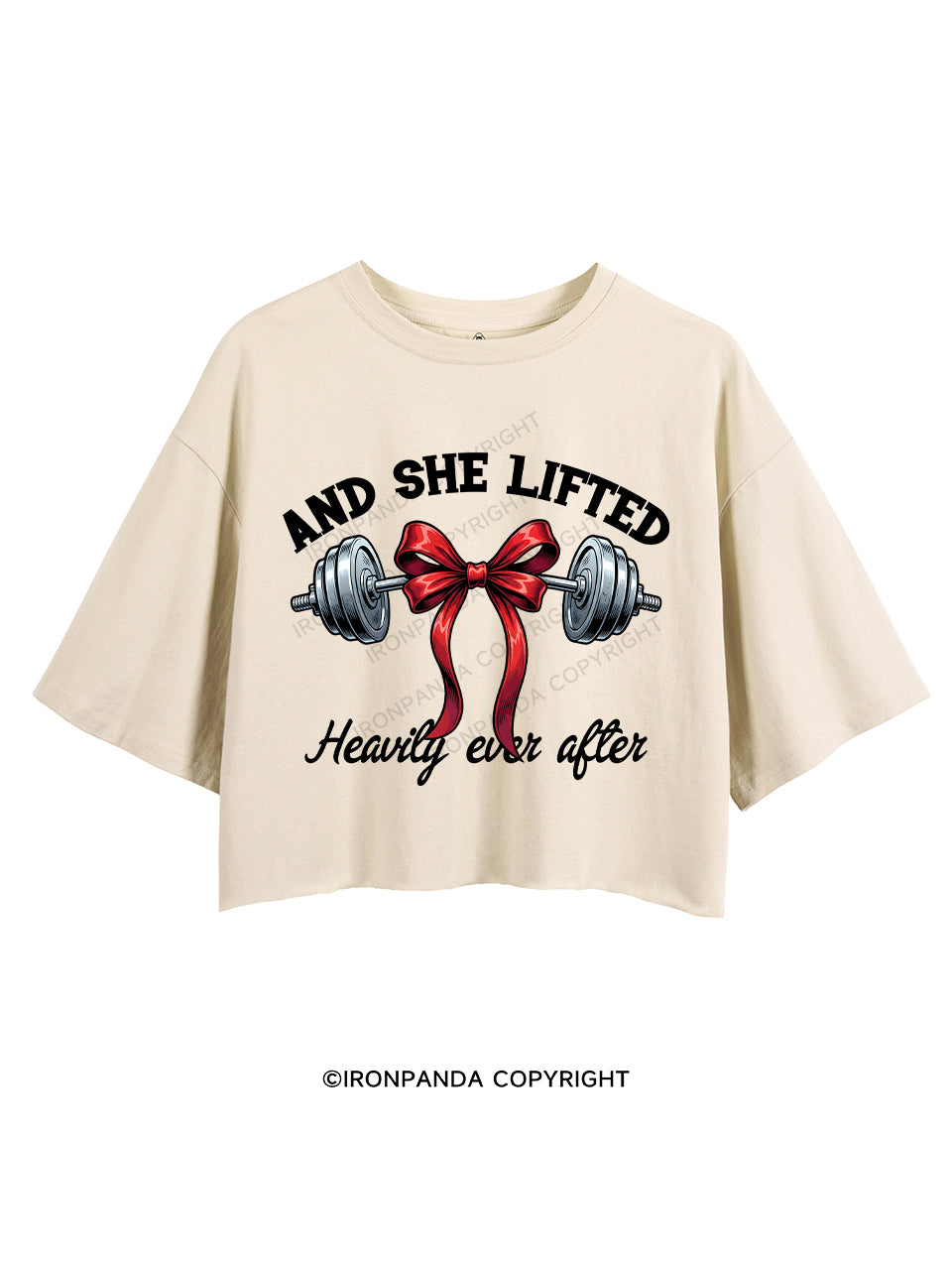 AND SHE LIFTED CROP TOPS