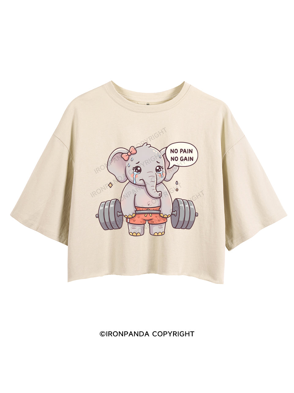 No Pain No Gain CROP TOPS