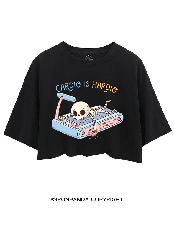 CARDIO IS HARDIO CROP TOPS