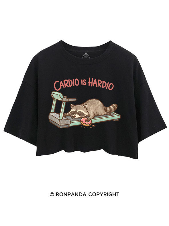 CARDIO IS HARDIO CROP TOPS