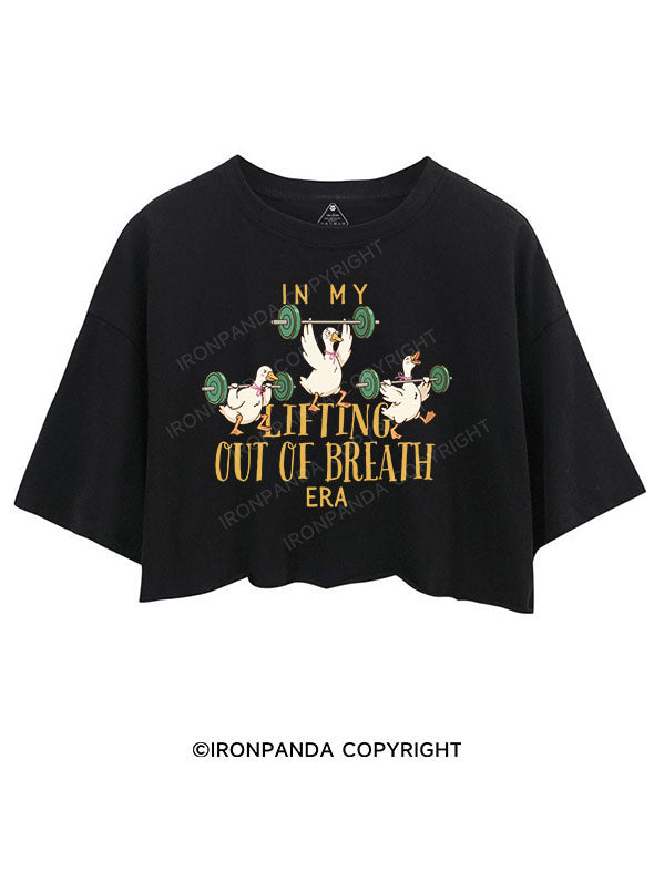IN MY LIFTING OUT OF BREATH ERA CROP TOPS