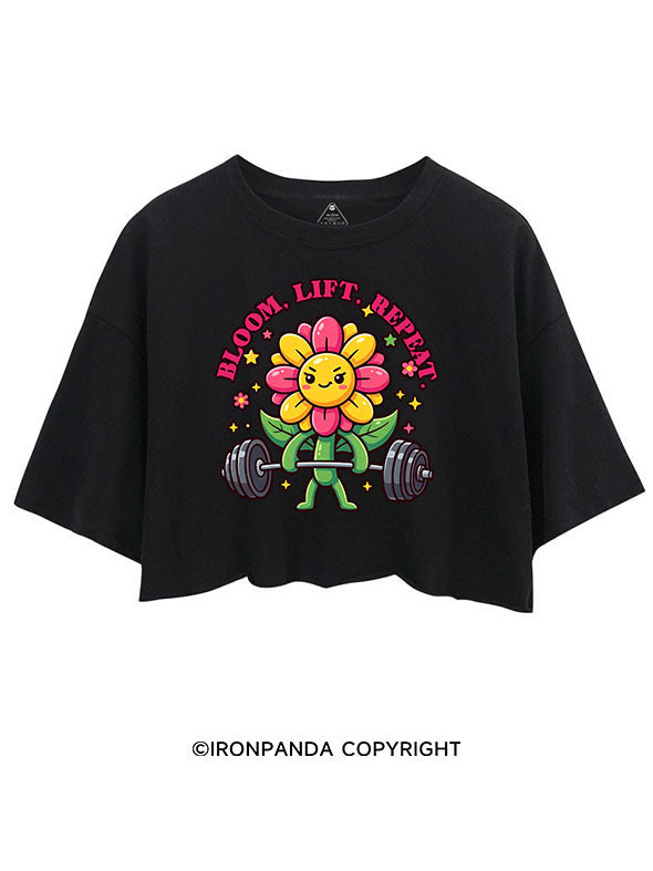 Bloom, Lift, Repeat CROP TOPS