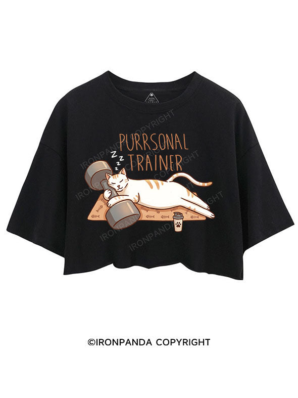 Purrsonal Trainer CROP TOPS