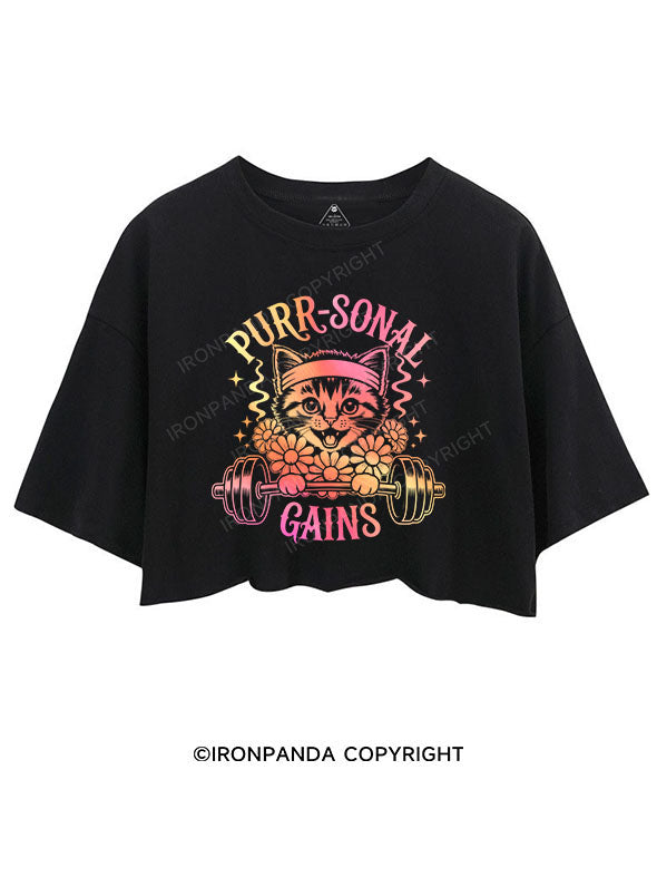 PURR‑SONAL GAINS CROP TOPS
