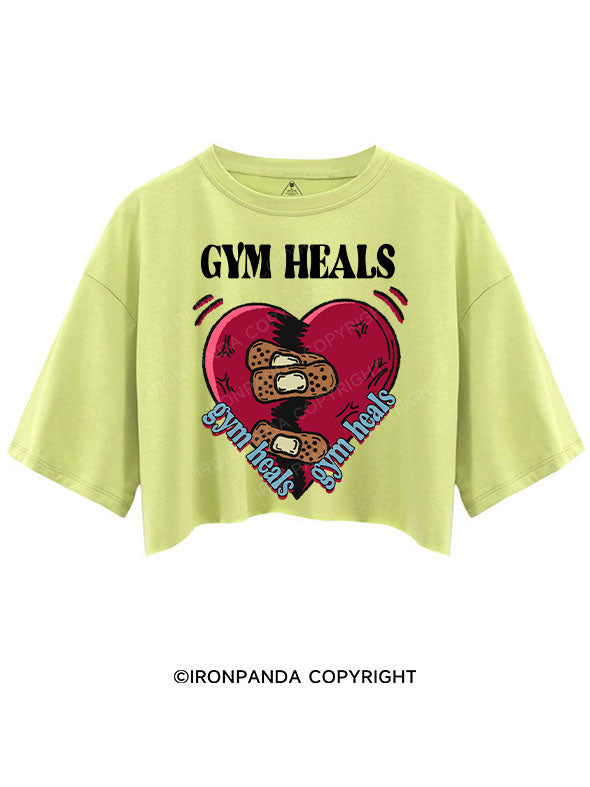 GYM HEALS CROP TOPS